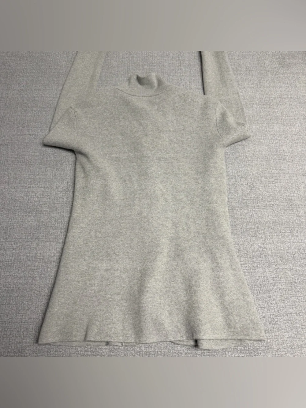 J. Crew Mercantile Gray Cotton Sweater Blazer Blazerette - Picture 10 of 11